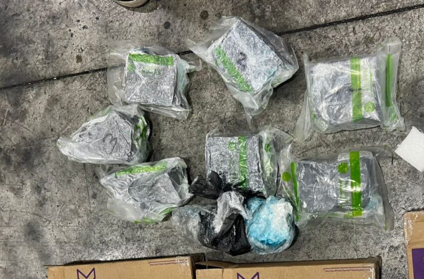  Frustran envío de ocho paquetes presumiblemente cocaína a España