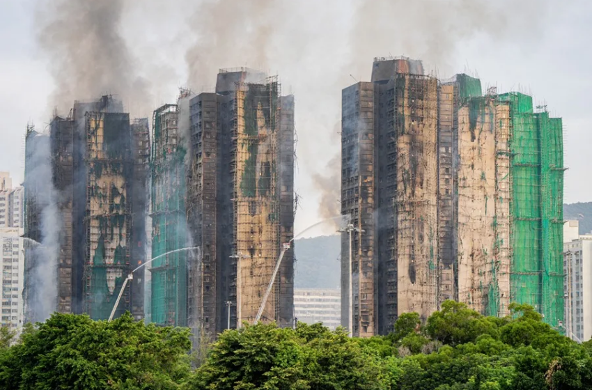  Elevan a 161 los fallecidos en el incendio de Hong Kong tras nueva identificación forense