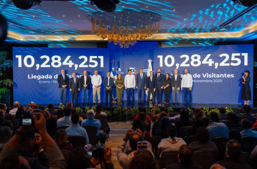  República Dominicana recibe 10.2 millones de visitantes en 11 meses