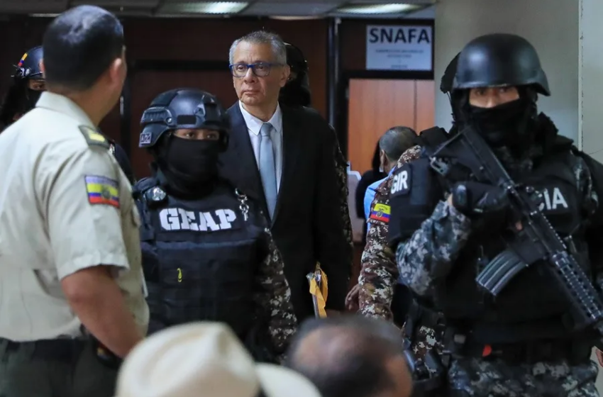  El exvicepresidente de Ecuador Jorge Glas alega tratos crueles y denigrantes en la prisión