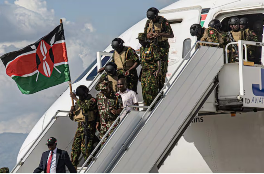  Llegan a Haití 230 policías de Kenia para reforzar la lucha contra las bandas armadas