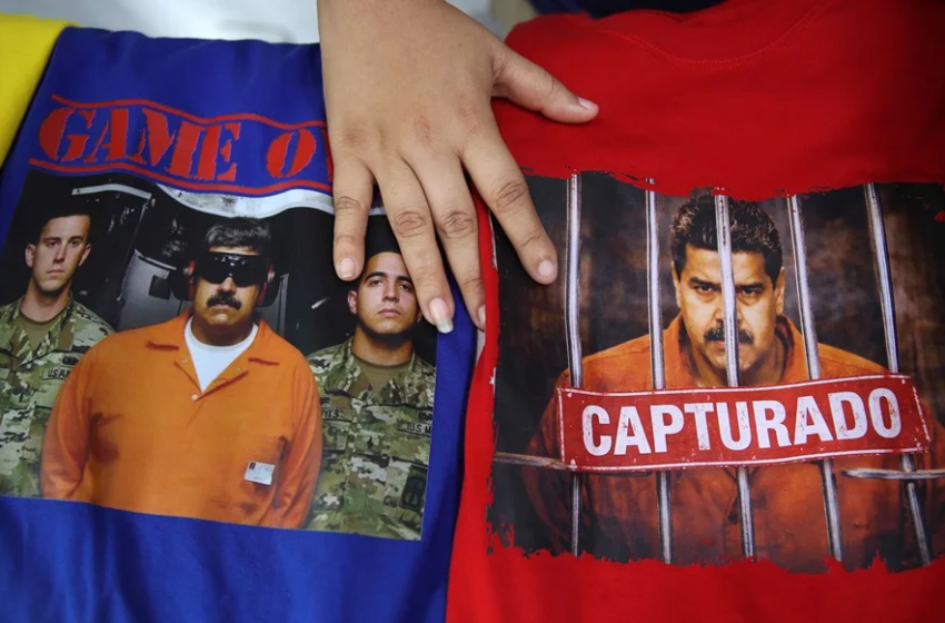  Las camisetas de la captura de Maduro se convierten en moda entre los venezolanos en Perú
