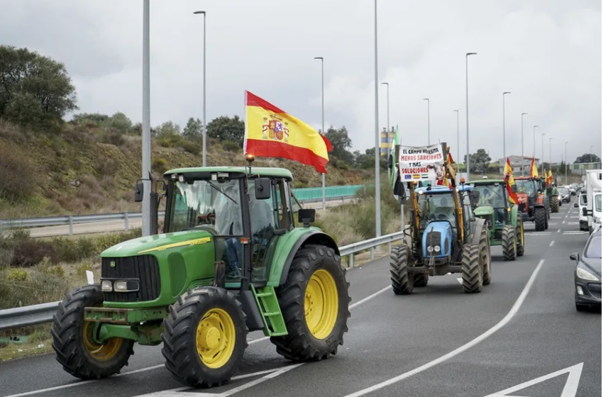  Los agricultores españoles vuelven a la carga con una semana de protestas más allá del Mercosur