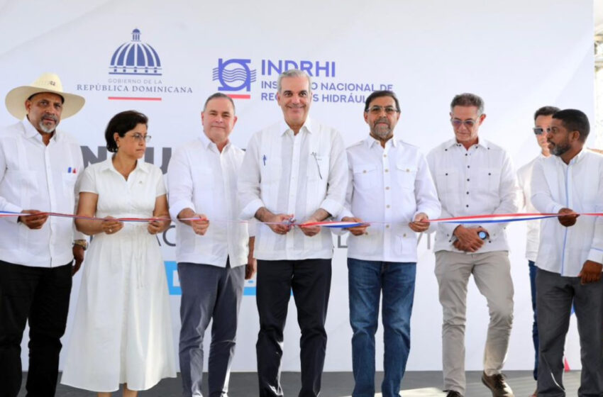  Presidente Abinader entrega obras hidráulicas en Dajabón que mejorarán la producción agrícola, impactando 20,220 tareas y 324 productores