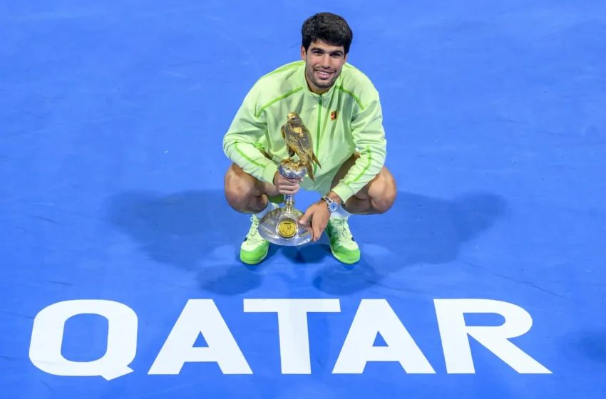  Alcaraz es campeón en Doha arrasando a Fils en apenas 50 minutos de final