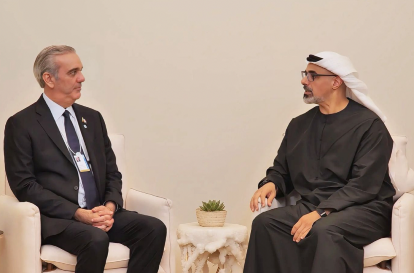  El presidente Abinader sostiene audiencia con el príncipe heredero de Abu Dhabi y concluye agenda en Emiratos Árabes Unidos