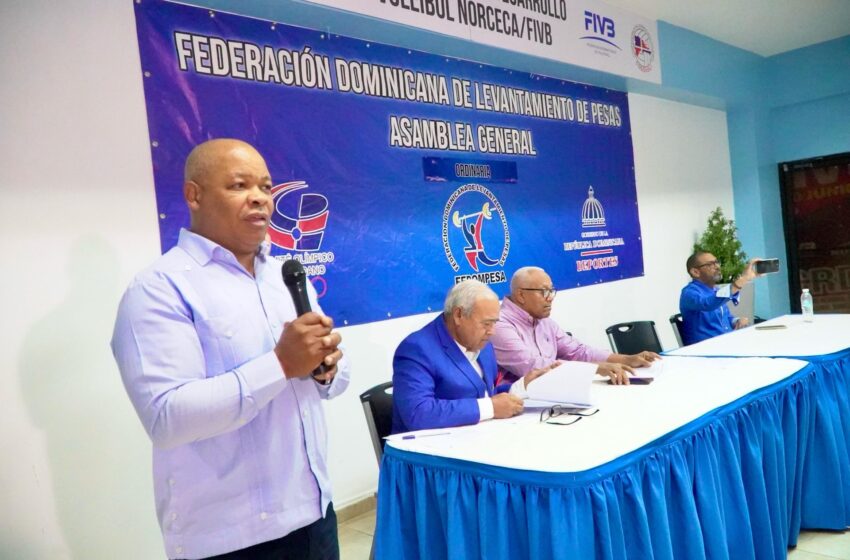  Federación Dominicana de Pesas hará asamblea ordinaria anual este sábado