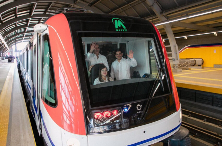  Presidente Abinader pone en marcha Línea 2C del Metro de Santo Domingo