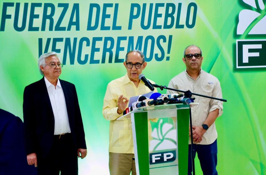  FP: Las escasas obras del gobierno del PRM “no resisten auditoría técnica ni financiera”