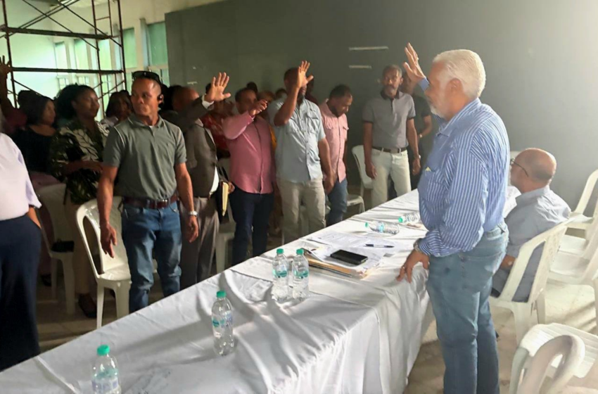  Corriente Eugenio María de Hostos juramenta equipo de trabajo en los municipios de la provincia Monte Plata