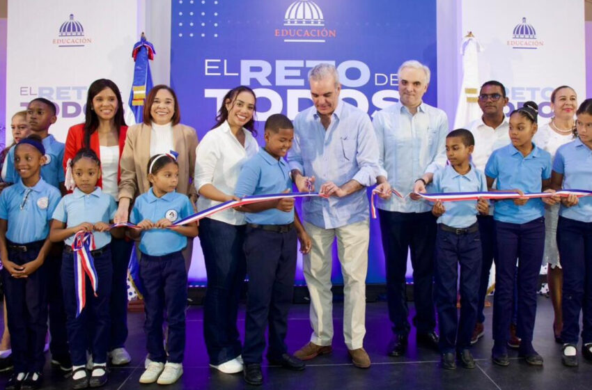  Presidente Abinader entrega moderna Escuela Comunal Barrio Lindo, un espacio de dignidad y confort para 900 estudiantes de Villa Mella