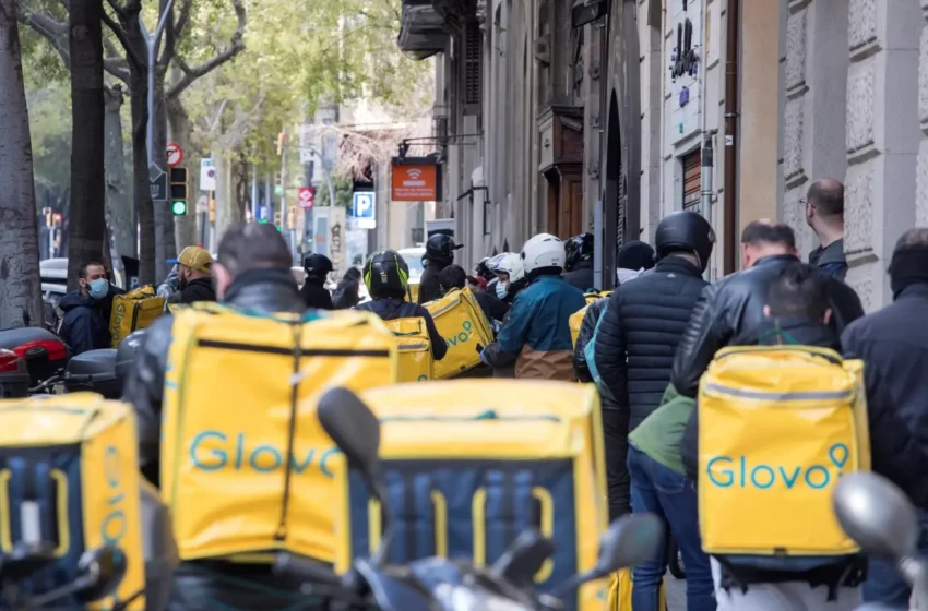  CCOO denuncia a Glovo por usar subcontratas para sortear la huelga de repartidores
