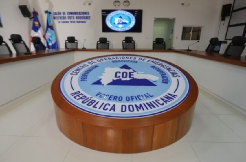  COE mantiene 23 provincias en alerta amarilla y 05 en verde