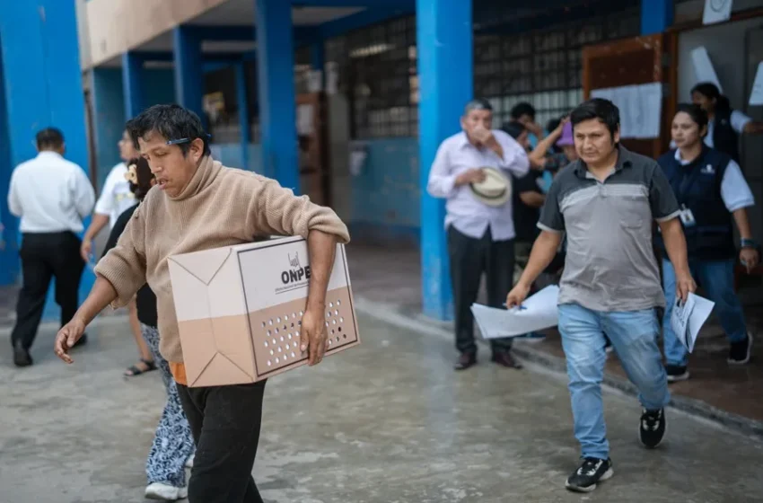  Jurado electoral de Perú realizará recuento de votos de 106 actas observadas
