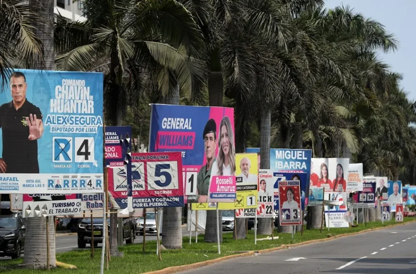  Perú entra en la semana de sus elecciones más complejas, con 35 candidatos presidenciales