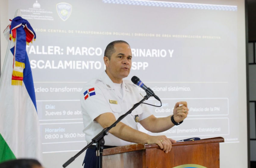  Policía Nacional fortalece su servicio con taller estratégico enfocado en la modernización institucional y el patrullaje