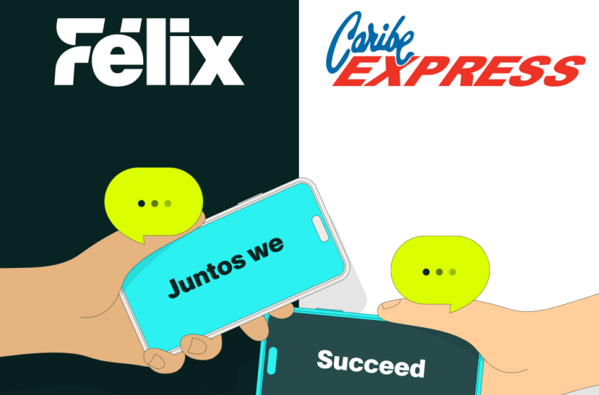 Dominicanos en EE.UU. ya pueden enviar remesas por WhatsApp con Félix Pago y ser retiradas en más de 200 sucursales de Caribe Express