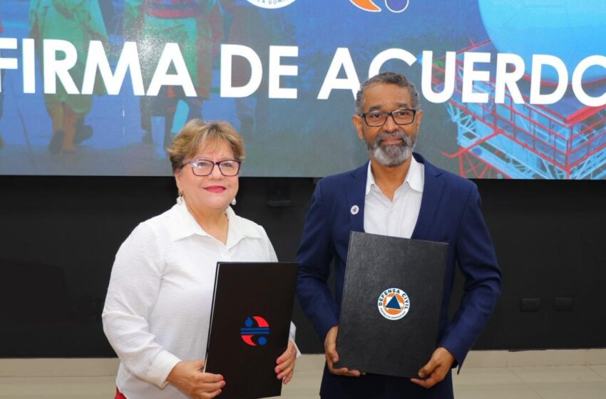  Defensa Civil e INDOMET firman acuerdo histórico para fortalecer el Sistema de Alerta Temprana