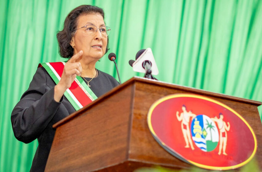  Presidenta de Surinam llegará al país este sábado; será recibida por el presidente Luis Abinader en el Palacio Nacional el lunes