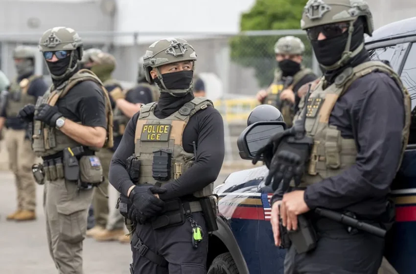  Tensión frente al centro de ICE en Nueva Jersey en el sexto día de una huelga de inmigrantes