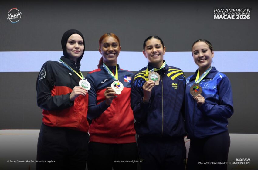  Thalia Terreno y Penélope Polanco logran oro y plata Torneo Panam Karate