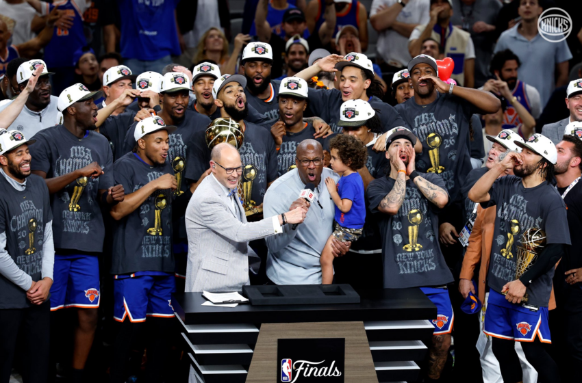  Los New York Knicks se proclaman campeones de la NBA por primera vez en 53 años al superar a los Spurs