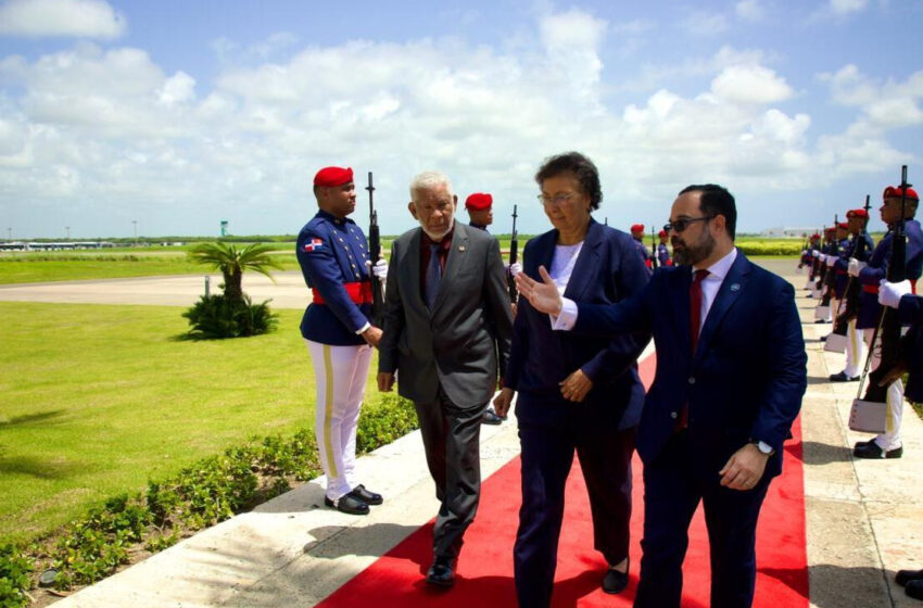  Presidente Abinader recibirá este lunes a su homóloga de Surinam, Jennifer Geerlings-Simons, en el Palacio Nacional