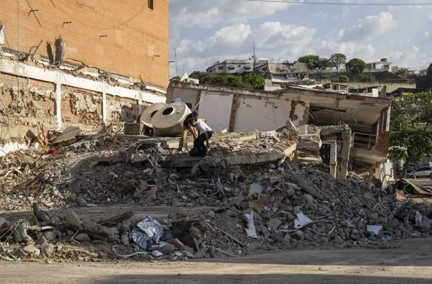  Los terremotos en Venezuela han dejado más de dos millones de toneladas de escombros