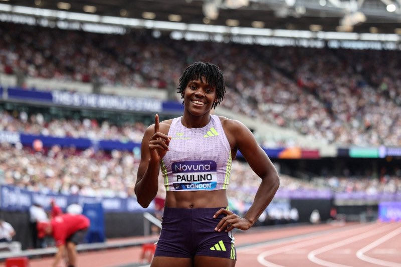  Marileidy Paulino se impone en Londres y mantiene su invicto en la Liga Diamante 2026