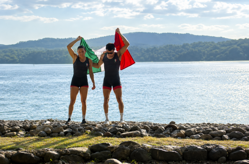  México domina el evento de doble mixto scull 2X