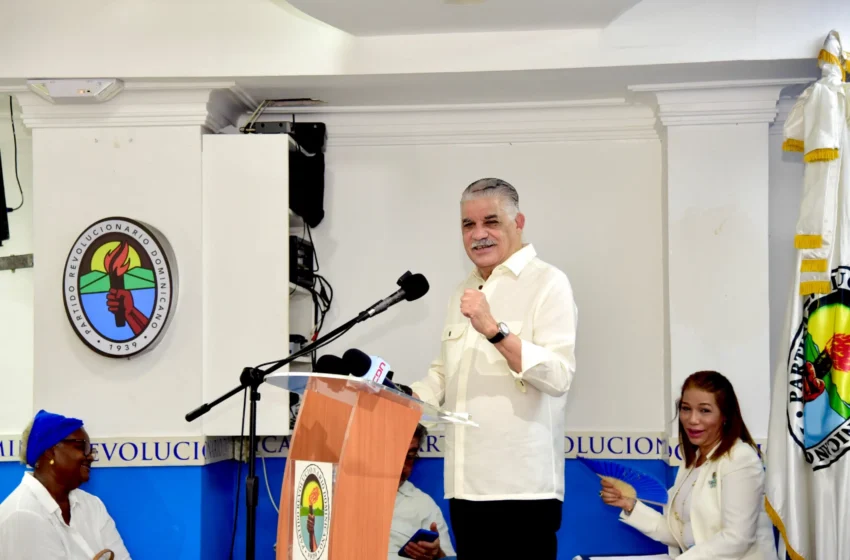  Miguel Vargas llama a reflexionar sobre una gran alianza opositora nacional para sacar al PRM del poder