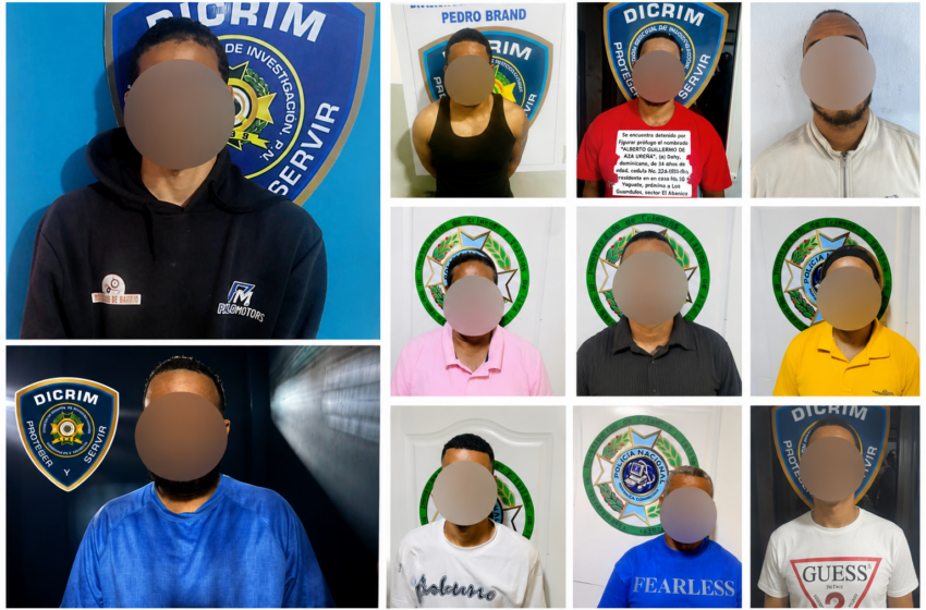  Policía Cibernética captura a diez personas vinculadas a estafas electrónicas y otros delitos tecnológicos en operativos simultáneos