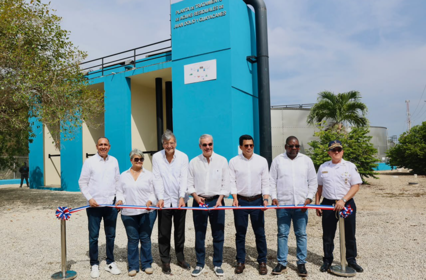  Presidente Abinader inaugura planta de tratamiento de aguas residuales en beneficio de Juan Dolio y Guayacanes