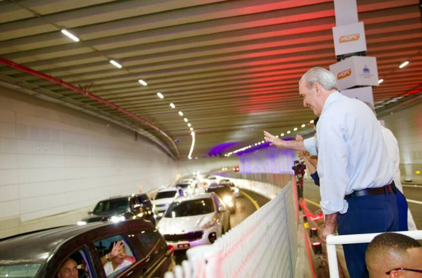  Presidente Abinader inaugura el túnel de la Plaza de la Bandera que cambia la salida hacia el Sur y redefine la movilidad del Gran Santo Domingo