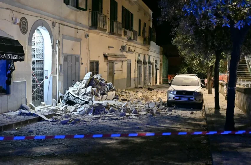  Un terremoto de 4,7 grados causa numerosos daños y al menos 8 heridos leves en Nápoles