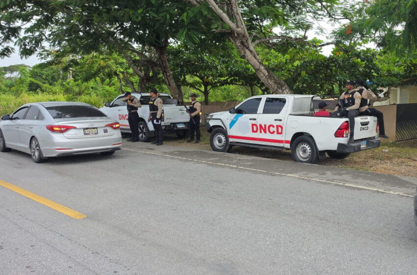  DNCD intensifica operativos contra el microtráfico en los municipios de SFM y Pimentel