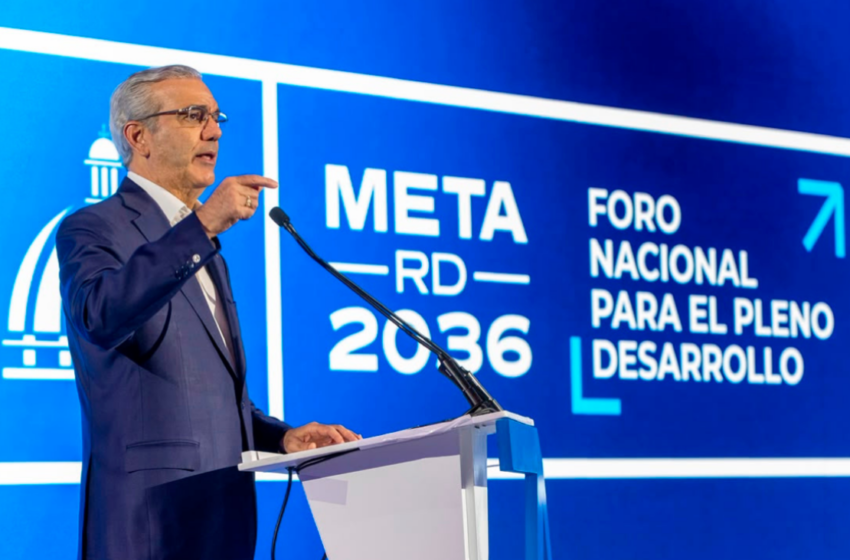  Presidente Abinader participa en primer Foro Meta RD 2036 con miras a impulsar el crecimiento económico