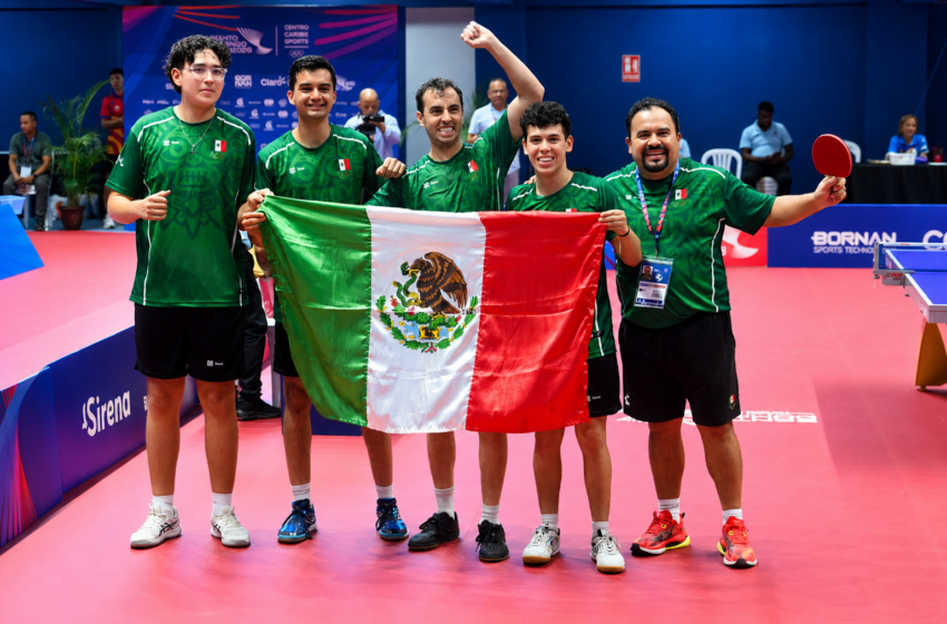  México sigue ampliando dominio en el medallero y suma oro en tenis de mesa