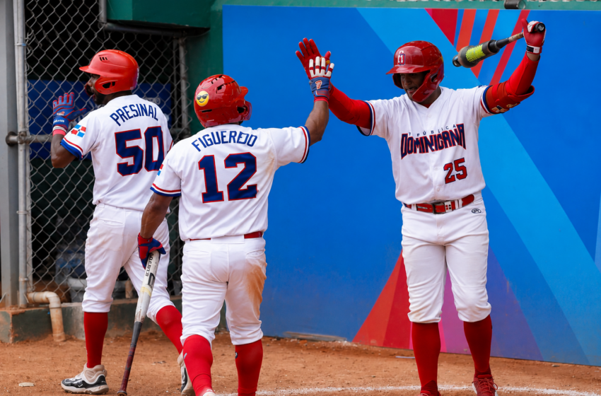  RD gana y se cita con Venezuela por el oro del softbol masculino