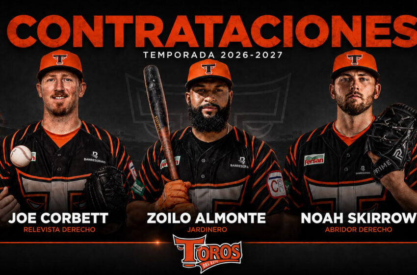  Toros anuncian regreso de Corbett, firmas de Zoilo Almonte y abridor importado