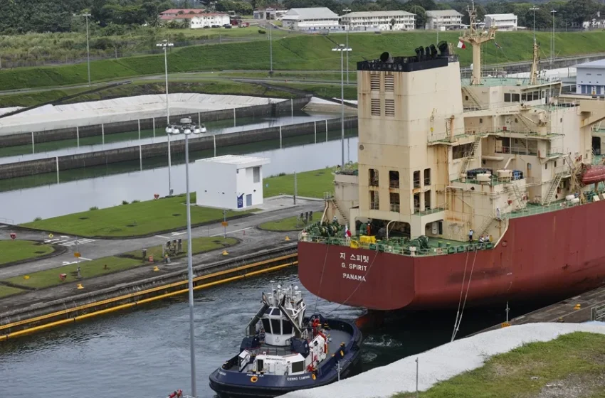  El Canal de Panamá aplica la primera restricción de tránsitos de 2026 por la sequía