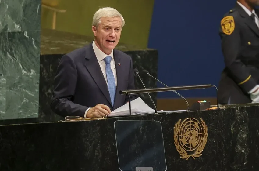  Kast dice en la ONU que Chile comienza a caminar hacia el desarrollo