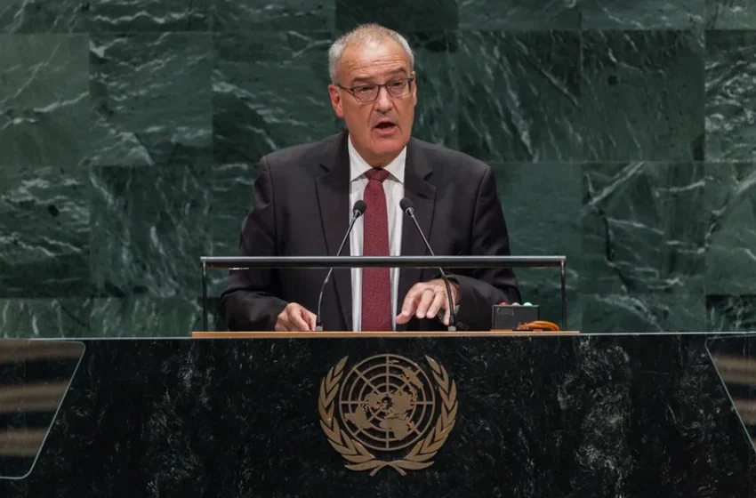  El presidente de Suiza, Guy Parmelin, anuncia su dimisión