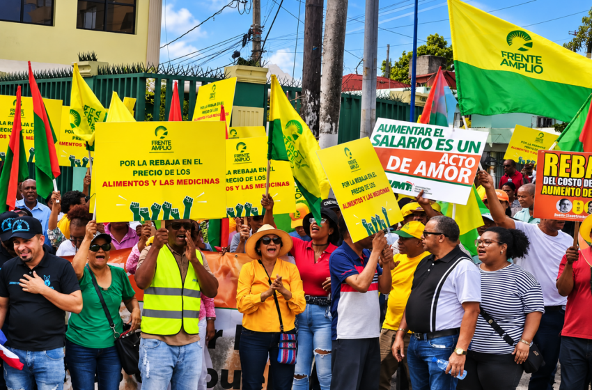  Frente Amplio llama a movilización para defender a los productores de arroz