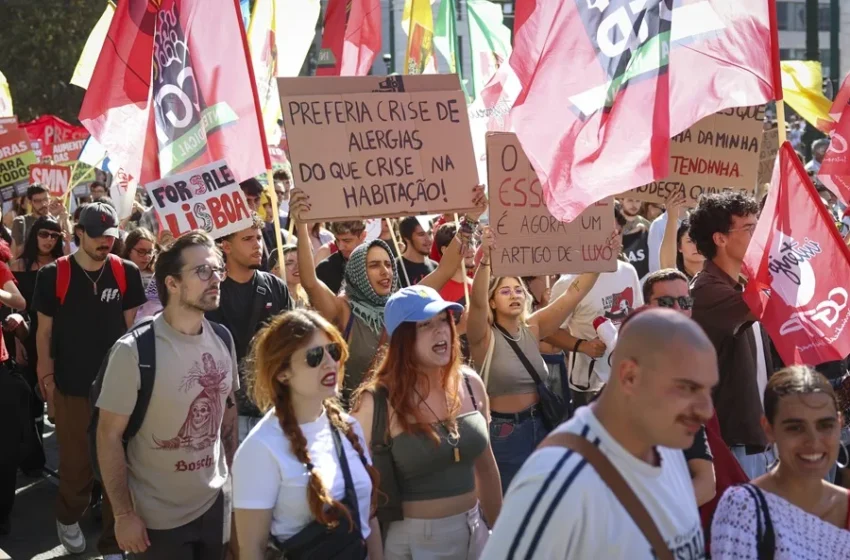  Portugal vive una jornada de protestas sindicales contra la carestía de la vida